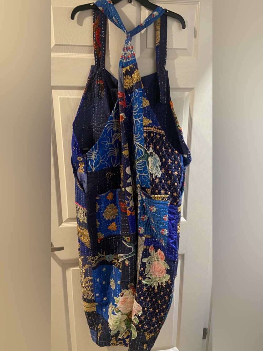 Kantha Karma Patchwork Overalls - Picture 3 of 14